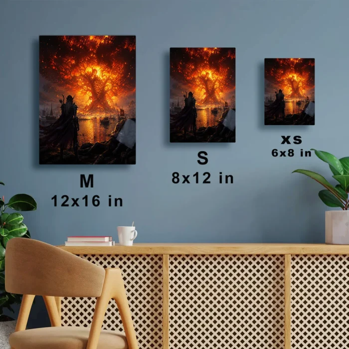 WOW Metal Poster Wall Decor - B - Image 6