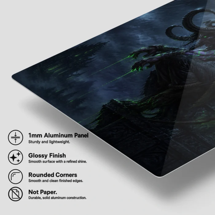 WOW Illidan Stormrage Metal Poster Wall Decor - A - Image 5
