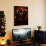 WOW Garrosh Hellscream Metal Poster Wall Decor - Image 4