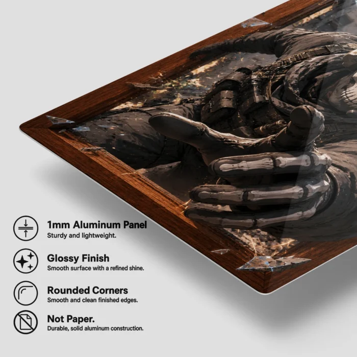 COD Ghost Metal Poster Wall Decor - Image 5