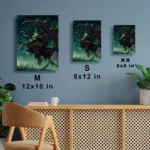 WOW Illidan Stormrage Metal Poster Wall Decor - B - Image 6