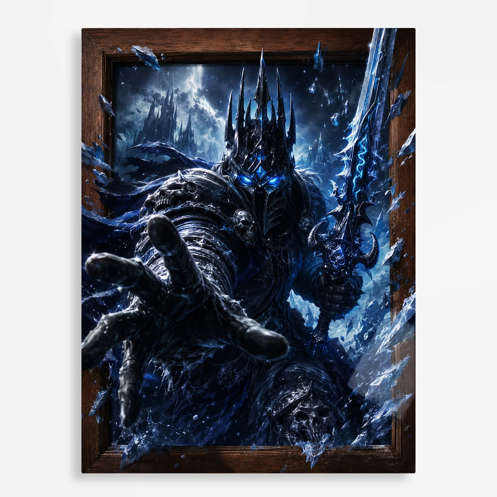 video game metal poster (222) s1 WOW The Lich King Metal Poster Wall Decor - C - Image 1