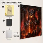 WOW Deathwing Metal Poster Wall Decor - Image 2