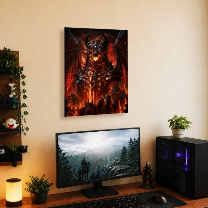 WOW Deathwing Metal Poster Wall Decor - Image 4