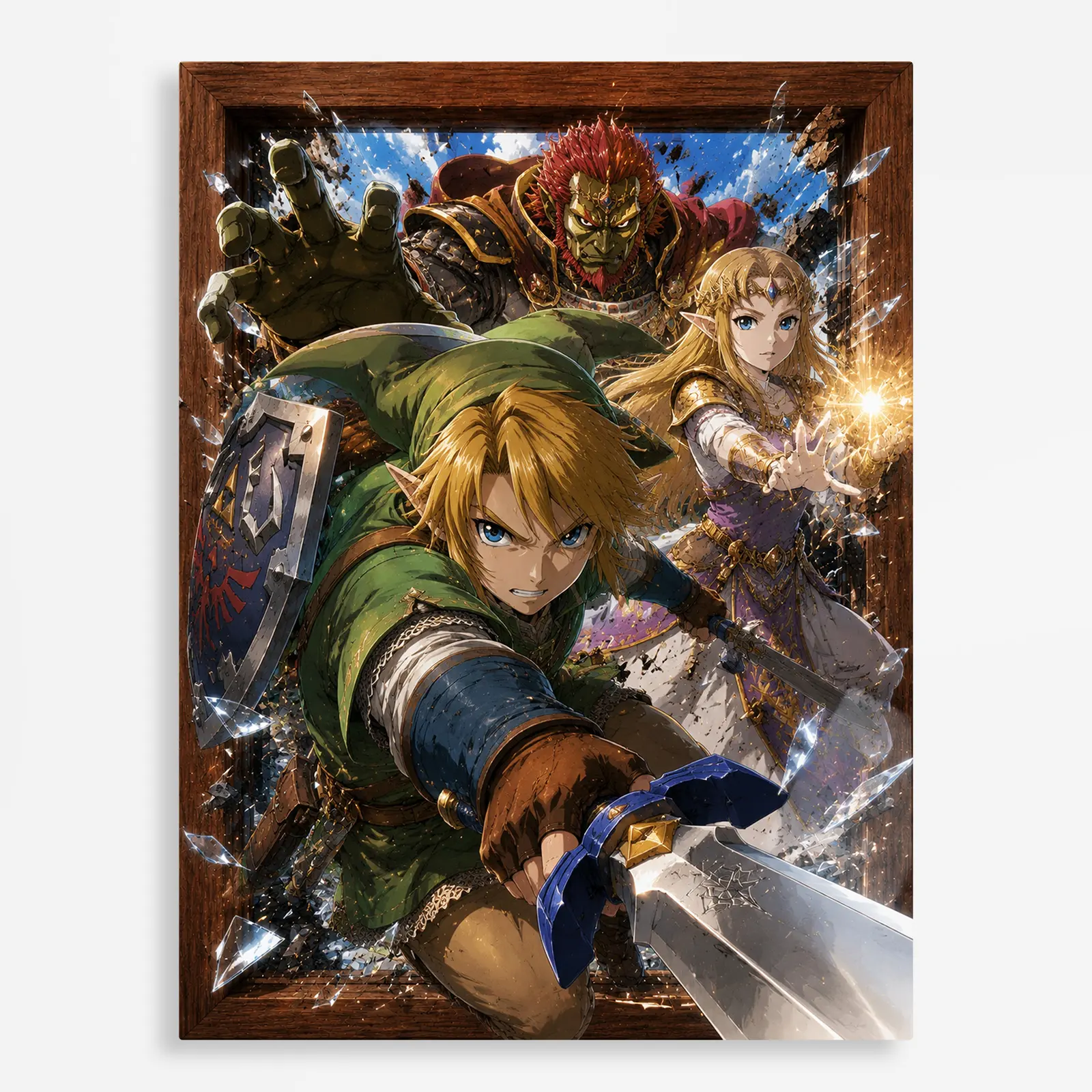 video game metal poster (225) s1 TLO Zelda Metal Poster Wall Decor - Image 1