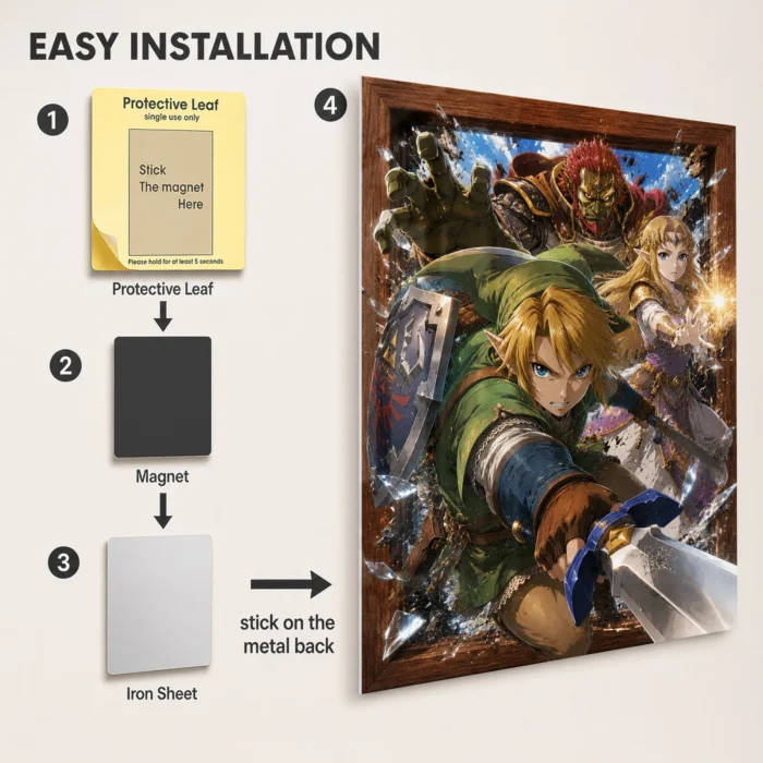 TLO Zelda Metal Poster Wall Decor - Image 2