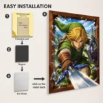 TLO Zelda Link Metal Poster Wall Decor - Image 2