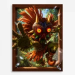 TLO Zelda Skull Kid Metal Poster Wall Decor