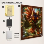 TLO Zelda Skull Kid Metal Poster Wall Decor - Image 2