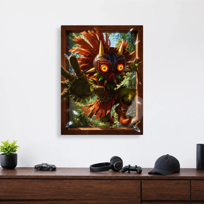 TLO Zelda Skull Kid Metal Poster Wall Decor - Image 4