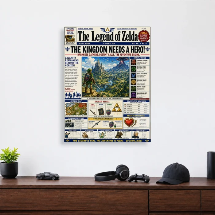 TLO Zelda Metal Poster Wall Decor - A - Image 4
