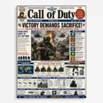 COD Metal Poster Wall Decor - A