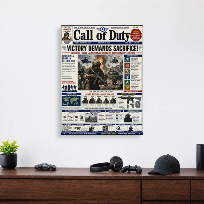 COD Metal Poster Wall Decor - A - Image 3