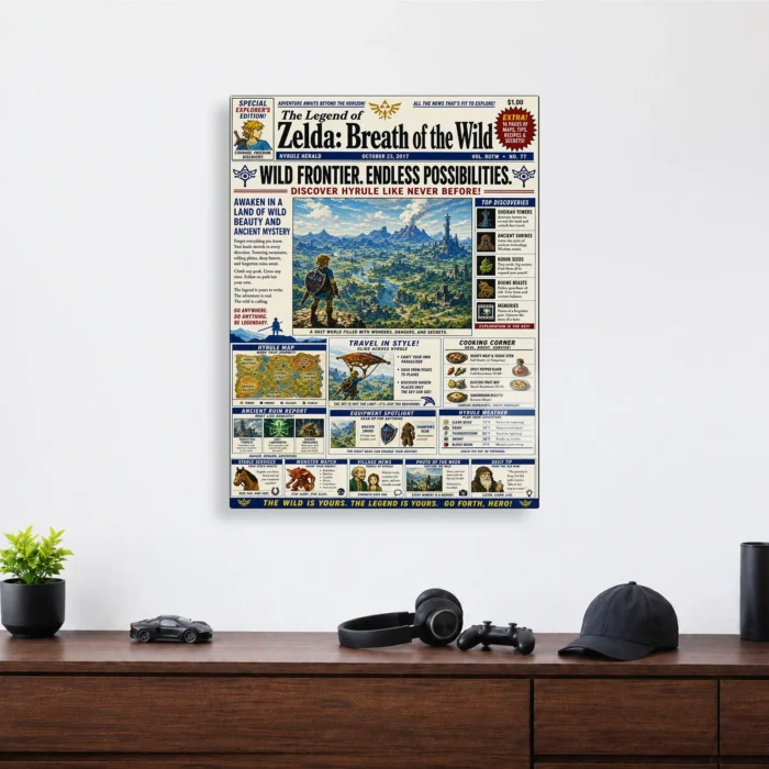 TLO Zelda Metal Poster Wall Decor - B - Image 4