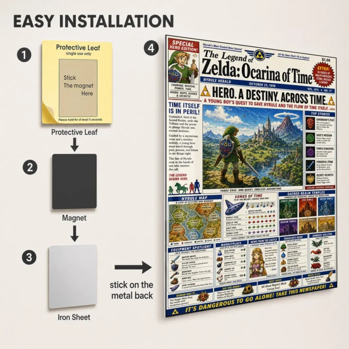 TLO Zelda Metal Poster Wall Decor - D - Image 2