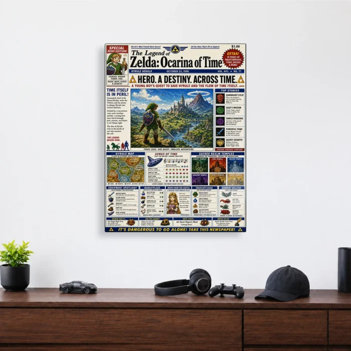 TLO Zelda Metal Poster Wall Decor - D - Image 4