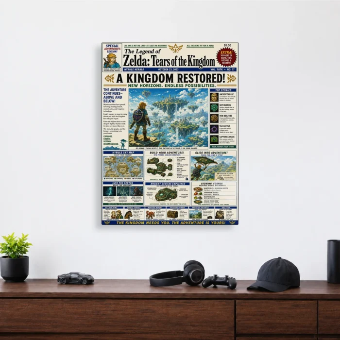 TLO Zelda Metal Poster Wall Decor - E - Image 4