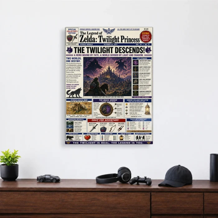 TLO Zelda Metal Poster Wall Decor - F - Image 4