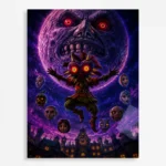 TLO Zelda Skull Kid Metal Poster Wall Decor - A