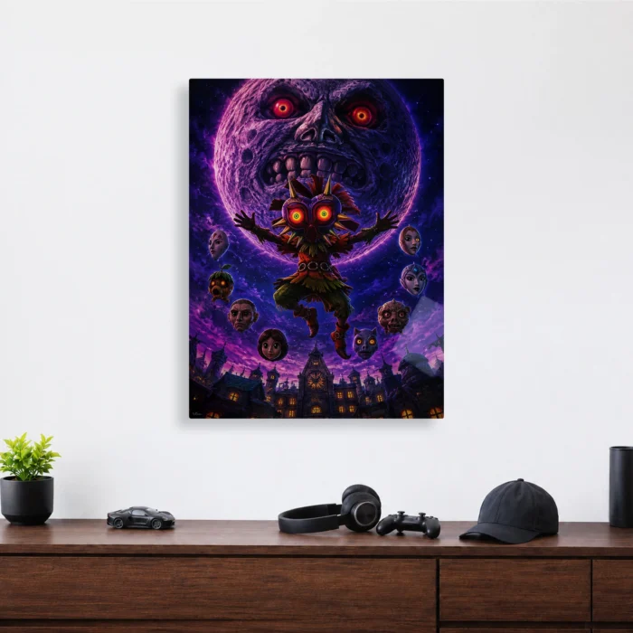 TLO Zelda Skull Kid Metal Poster Wall Decor - A - Image 4