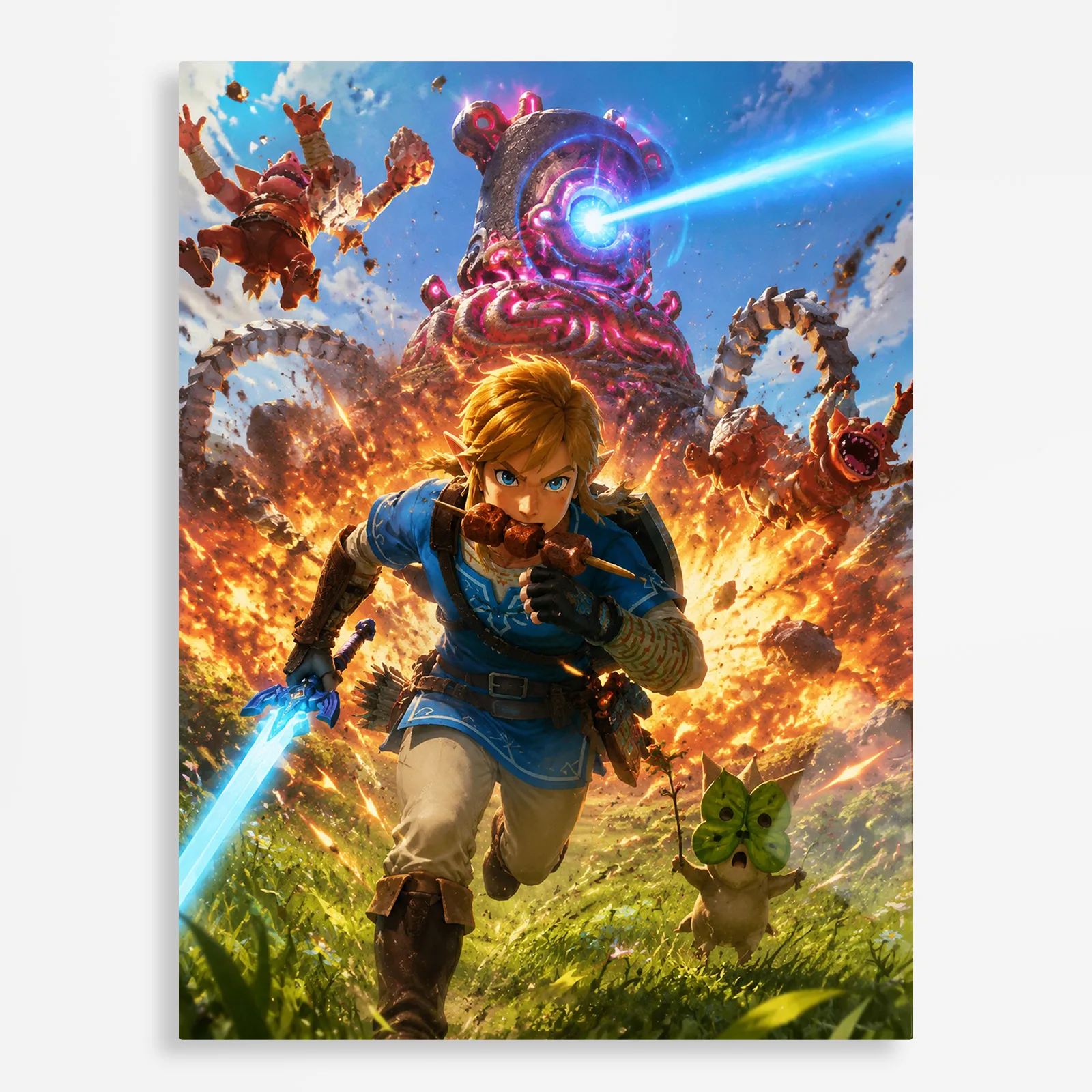 video game metal poster (237) s1 TLO Zelda Metal Poster Wall Decor - H - Image 1