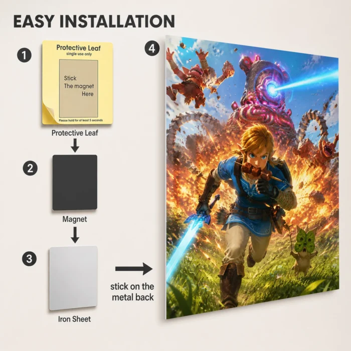 TLO Zelda Metal Poster Wall Decor - H - Image 2