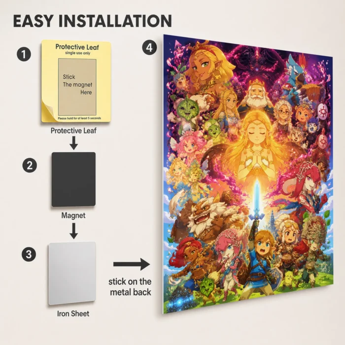 TLO Zelda Metal Poster Wall Decor - J - Image 2