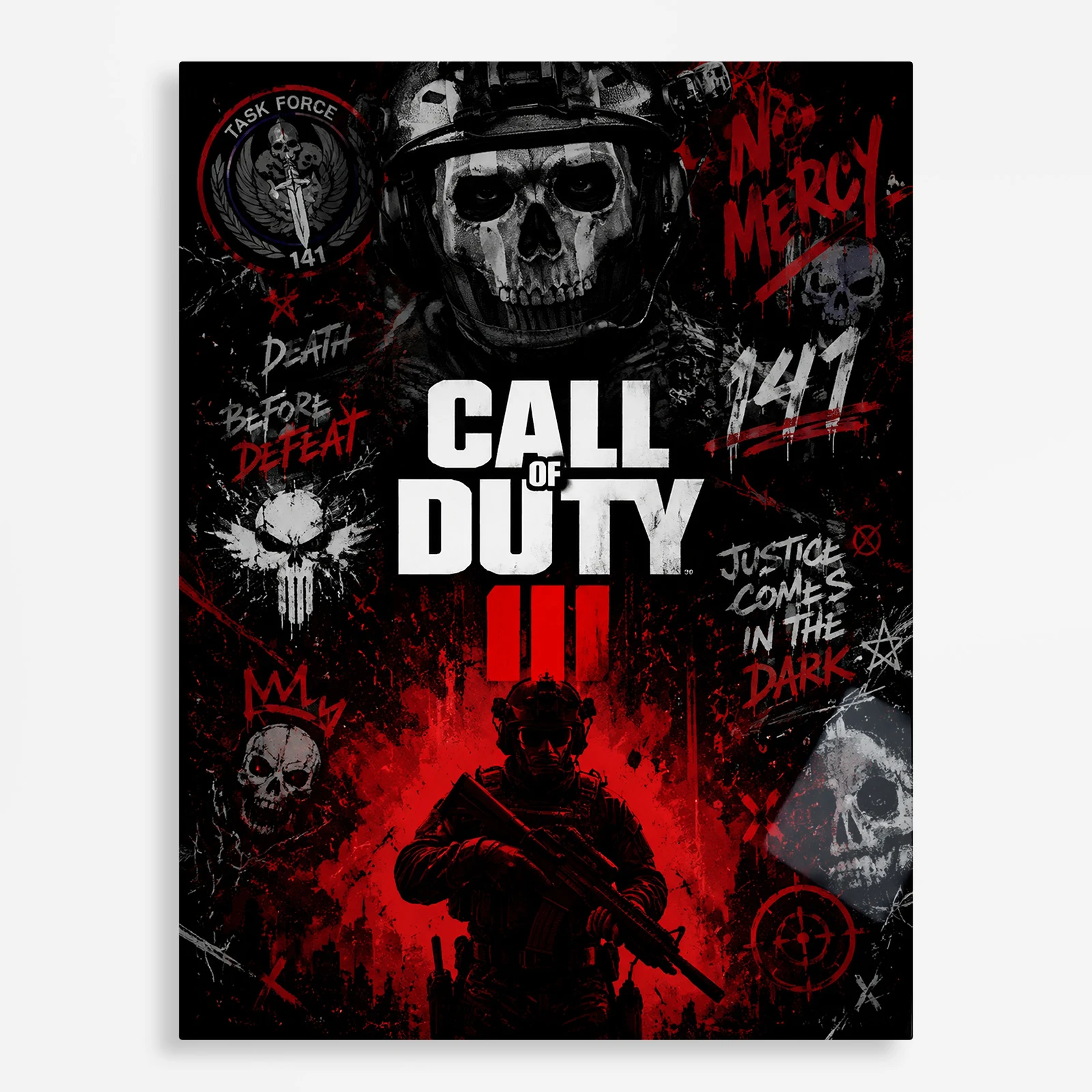 video game metal poster (24) s1 COD Metal Poster Wall Decor - B - Image 1