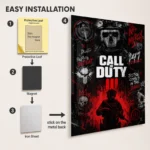 COD Metal Poster Wall Decor - B - Image 2