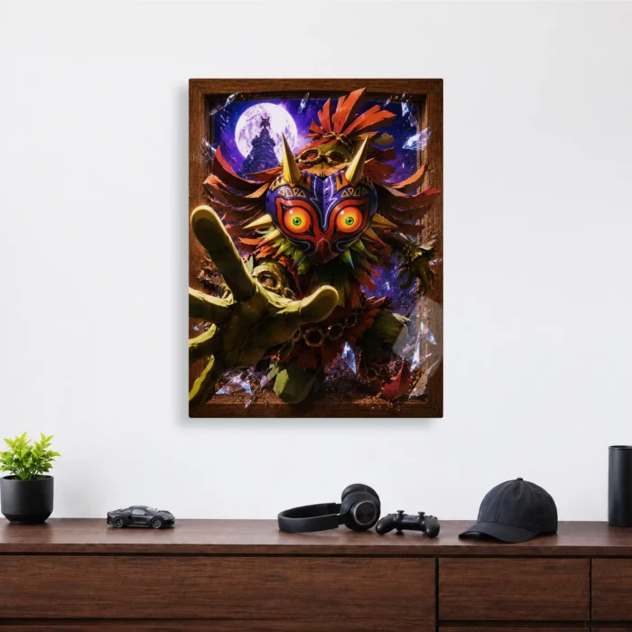 TLO Zelda Skull Kid Metal Poster Wall Decor - B - Image 4