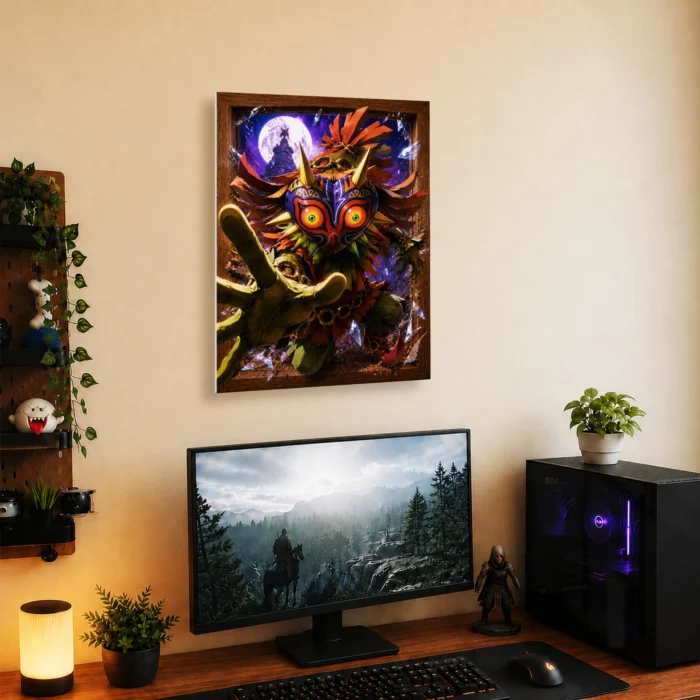 TLO Zelda Skull Kid Metal Poster Wall Decor - B - Image 5