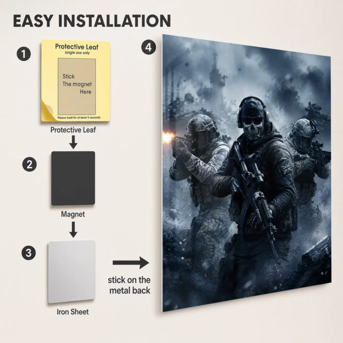 COD Metal Poster Wall Decor - C - Image 2
