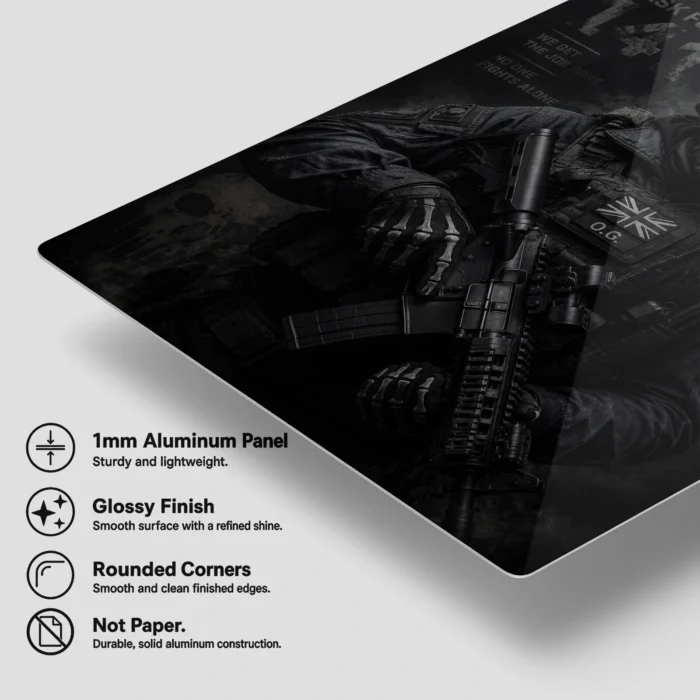 COD Ghost Metal Poster Wall Decor - A - Image 5