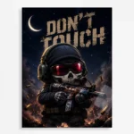 COD Ghost Metal Poster Wall Decor - B
