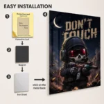 COD Ghost Metal Poster Wall Decor - B - Image 2