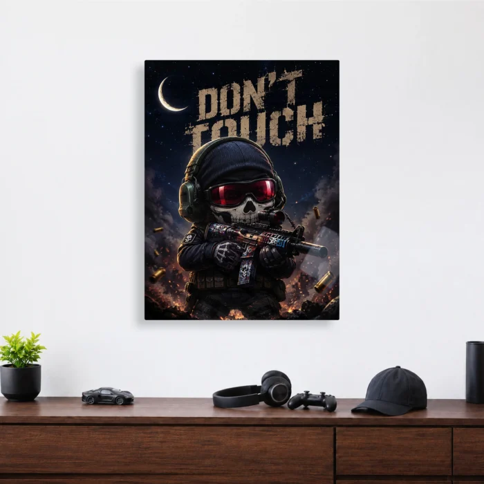 COD Ghost Metal Poster Wall Decor - B - Image 3