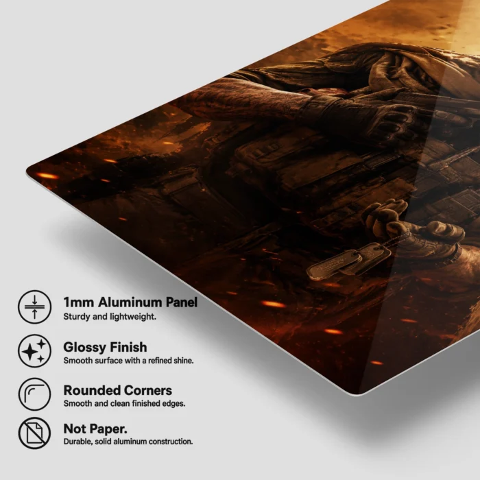 COD Ghost Metal Poster Wall Decor - C - Image 5