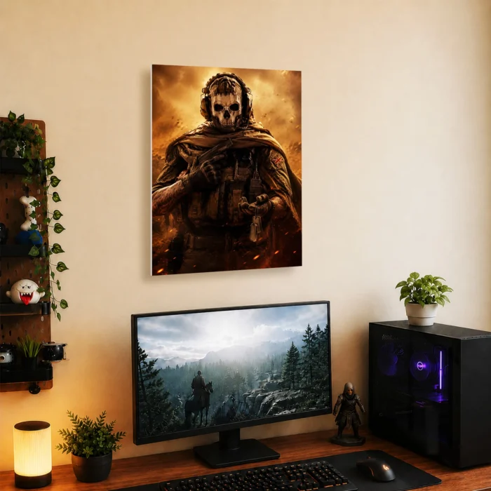 COD Ghost Metal Poster Wall Decor - C - Image 4