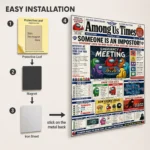 AU Metal Poster Wall Decor - B - Image 2