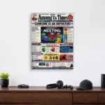 AU Metal Poster Wall Decor - B - Image 4