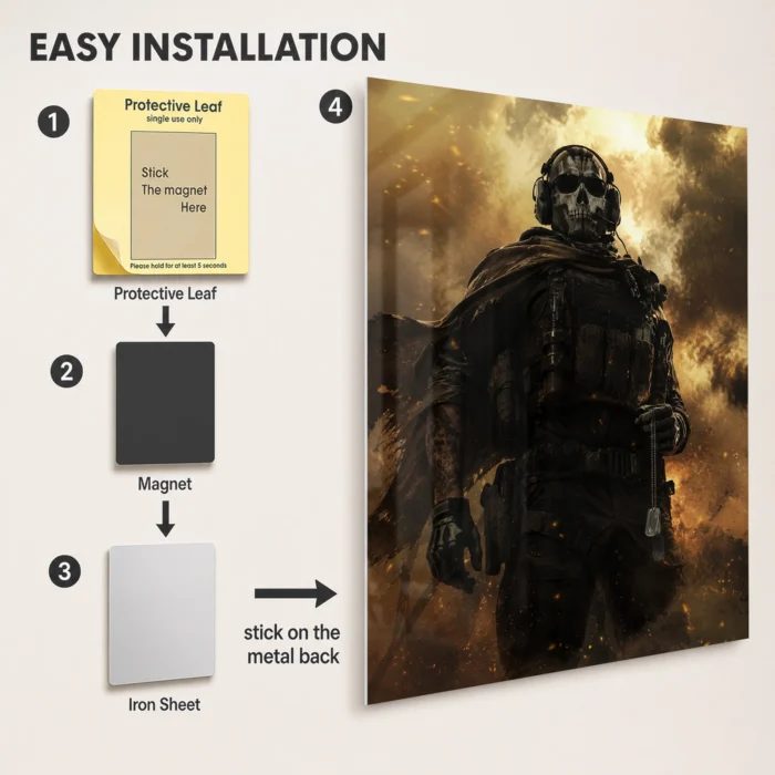 COD Operator Metal Poster Wall Decor - B - Image 2