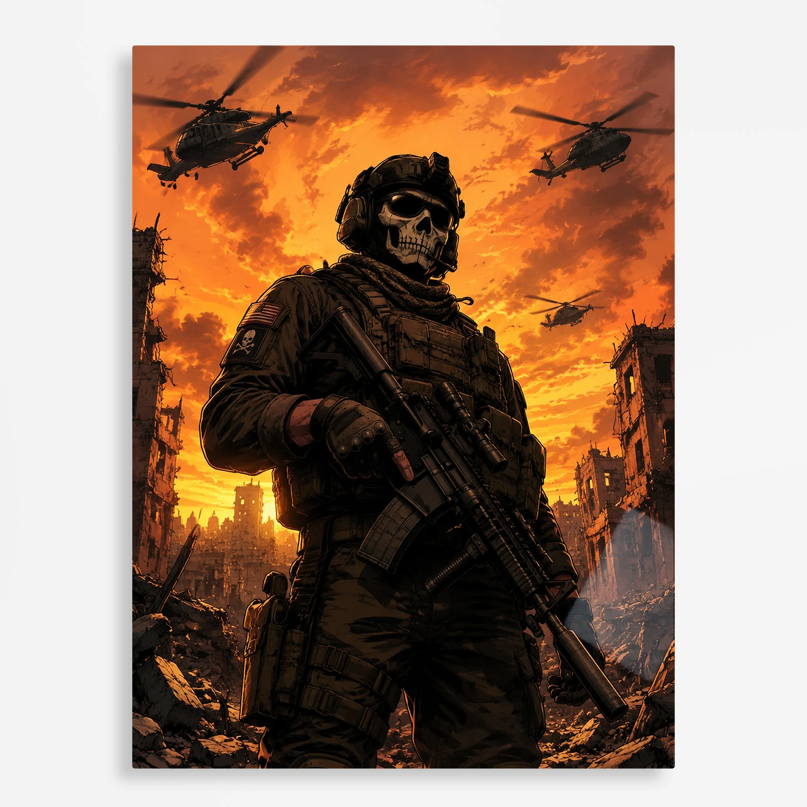 video game metal poster (32) s1 COD Operator Metal Poster Wall Decor - C - Image 1