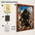 COD Ghost Metal Poster Wall Decor - D - Image 2
