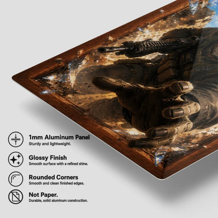 COD Ghost Metal Poster Wall Decor - D - Image 5