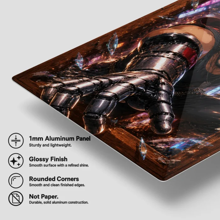 2077 Johnny Silverhand Metal Poster Wall Decor - Image 6