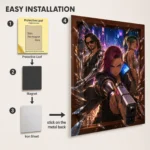 2077 Metal Poster Wall Decor - Image 2