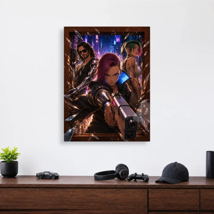 2077 Metal Poster Wall Decor - Image 3