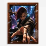 2077 Metal Poster Wall Decor