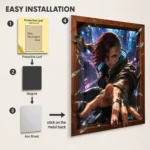 2077 Metal Poster Wall Decor - Image 2
