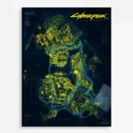 2077 Metal Poster Wall Decor - A